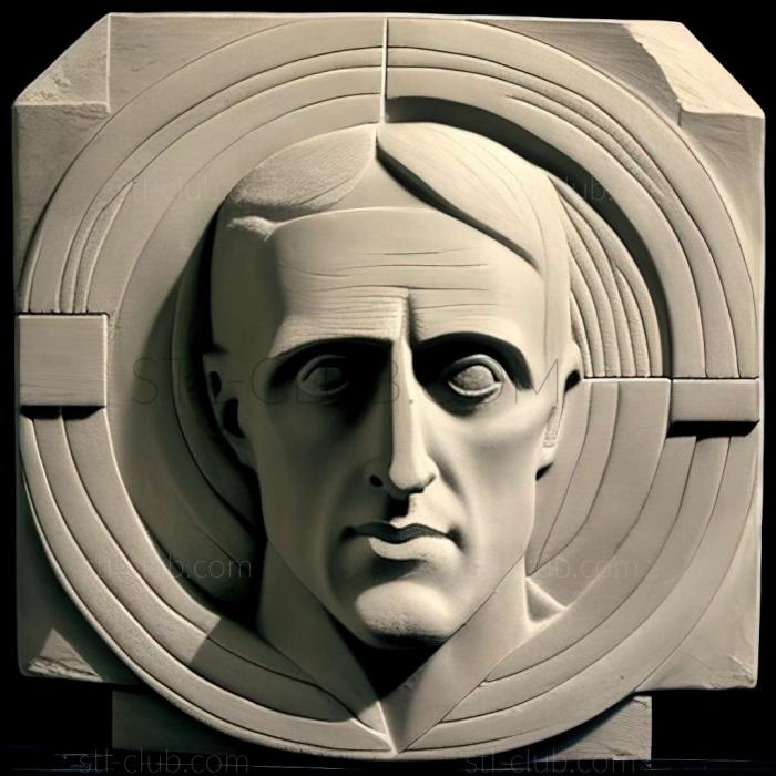 3D model Marsden Hartley American artist (STL)